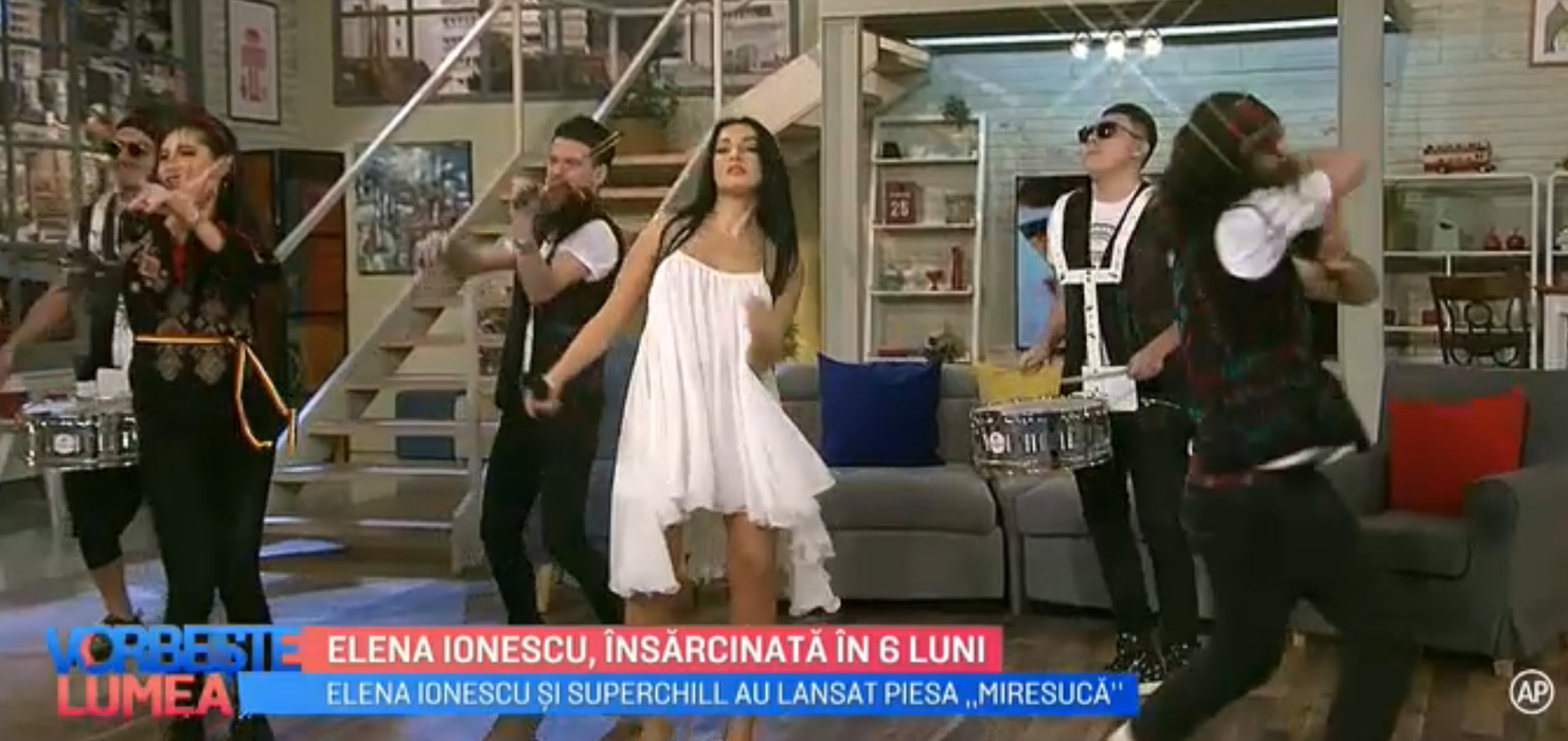 Elena Ionescu este însărcinată în 6 luni! Cântăreața a dezvăluit numele copilului
