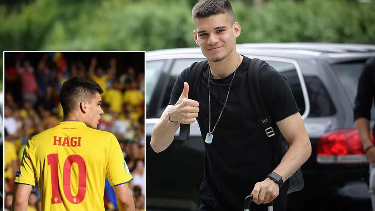 Ce mașină are Ianis Hagi. Jucătorul naționalei conduce un bolid pe străzile din România. Foto