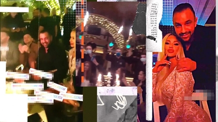 Bianca și Bodi, mega-petrecere la NUBA, cu „stive” de șampanii și artificii. Celebrul cuplu a făcut „brigadă” cu Oana Zăvoranu și soțul + un consilier de la Camera Deputaților și mulți alți prieteni