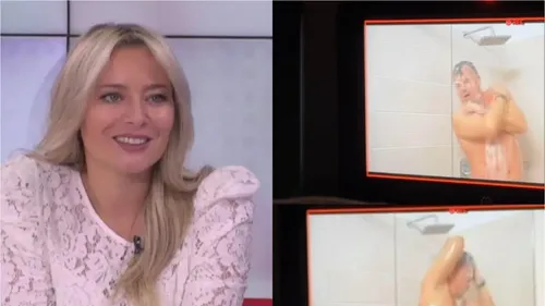 Laura Cosoi l-a filmat pe Răzvan Fodor în cabina de duș. Actrița a înfierbântat imaginația domnișoarelor