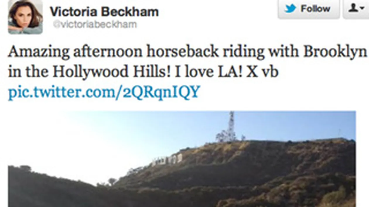 Ia uite cum se relaxeaza mamica Victoria Beckham! S-a dus la calarie cu fiul ei