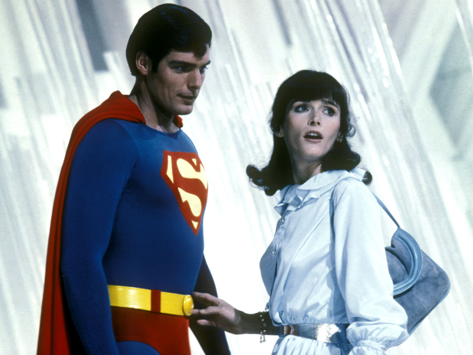No Merchandising. Editorial Use Only. No Book Cover Usage.
Mandatory Credit: Photo by Warner Bros/DC Comics/Kobal/REX (5884755ae)
Christopher Reeve, Margot Kidder
Superman II - 1980
Director: Richard Lester
Warner Bros/DC Comics
UK
Scene Still
Fantasy
Superman 2