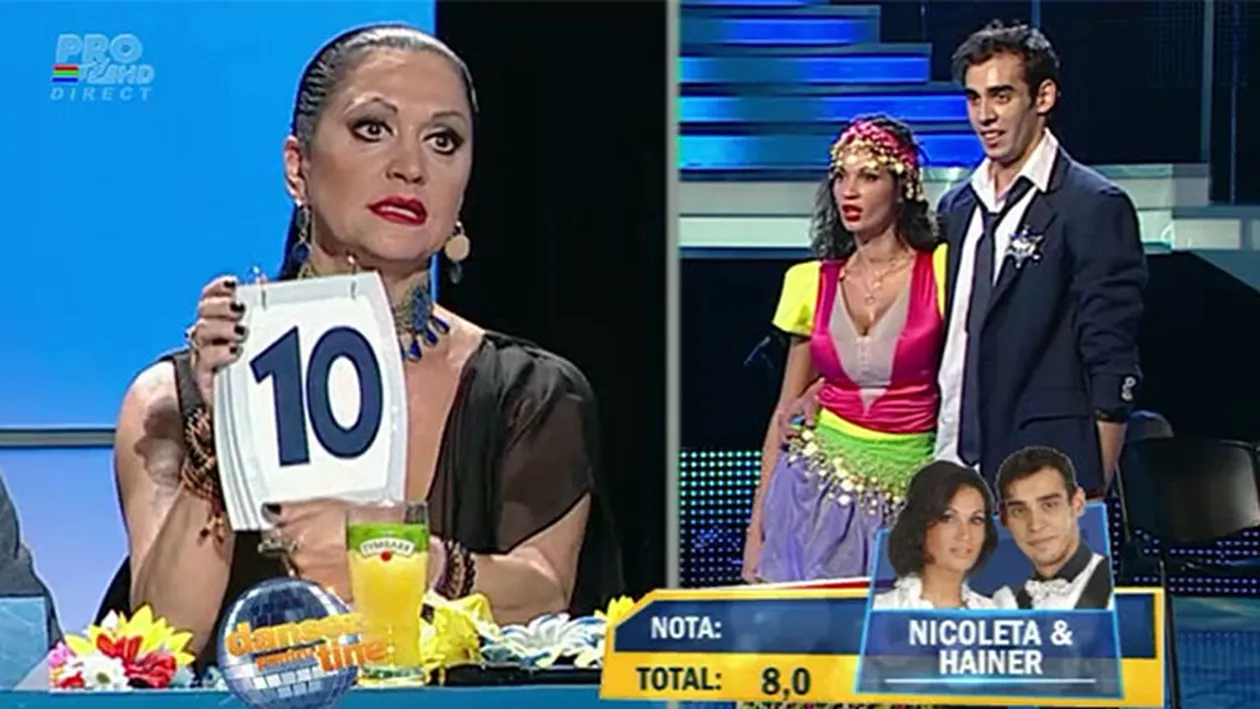 Nicoleta Luciu a luat primul 10 din aceasta editie de la Dansez pentru Tine! Uite ce reactie a avut bruneta!