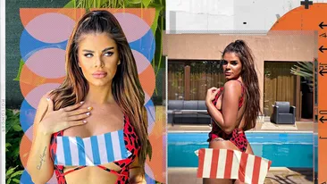 Alexandra e răvășitoare, cu forme „tunate” și frumoasă tare. Cum arată șatena care își scoate posteriorul la înaintare