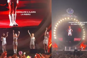 Trupa K-pop Everglow, la Nibiru! A salutat publicul în limba română, iar fanii au fost în delir