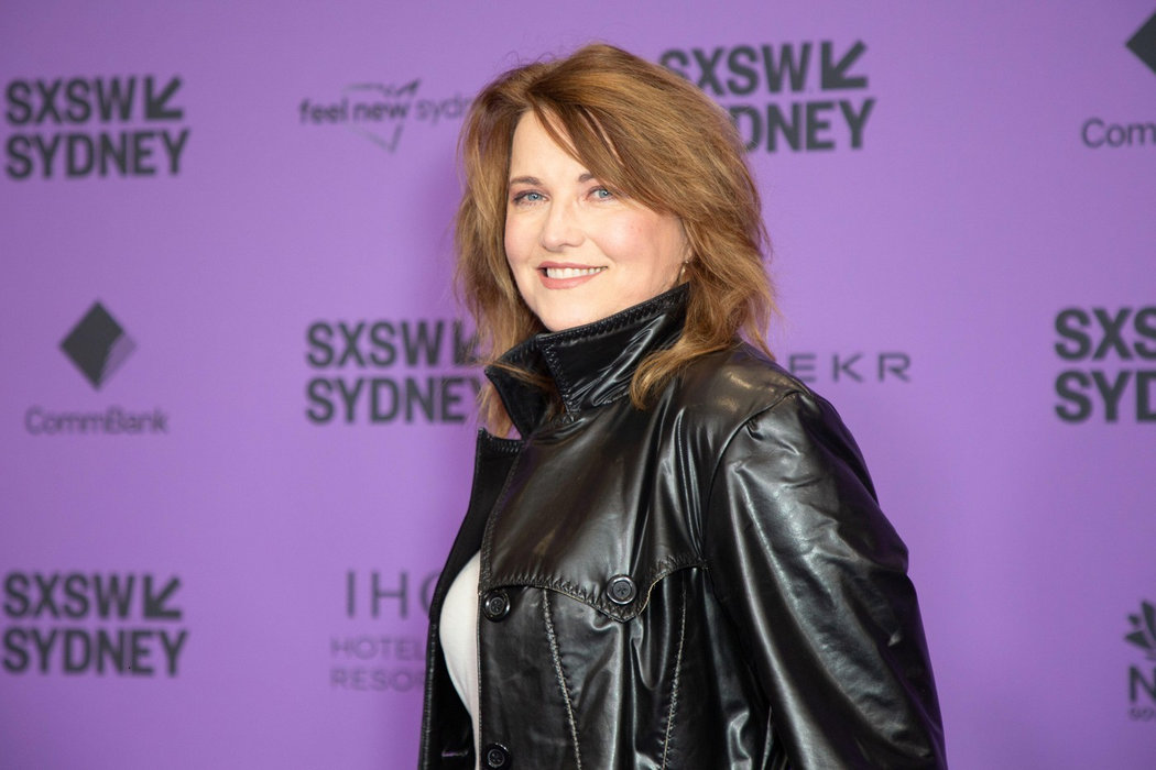 Sydney, Australia. 14 octombrie 2024: Lucy Lawless la premiera australiană a filmului Y2K la SXSW Sydney. Foto: Profimedia