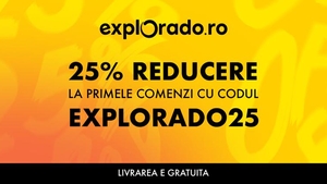 Comunicat de presă: Explorado.ro urează bun venit cumpărătorilor cu reduceri de 25% la primele comenzi