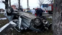 Accident grav în Argeș! Au scăpat cu viață ca printr-o minune. VIDEO