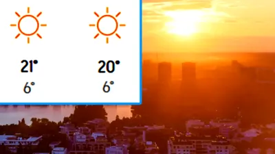 Singurele 3 orașe din România în care vor fi peste 20 grade Celsius în martie, potrivit meteorologilor Accuweather