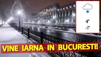 Meteorologii Accuweather anunță data exactă când vin ninsorile în București