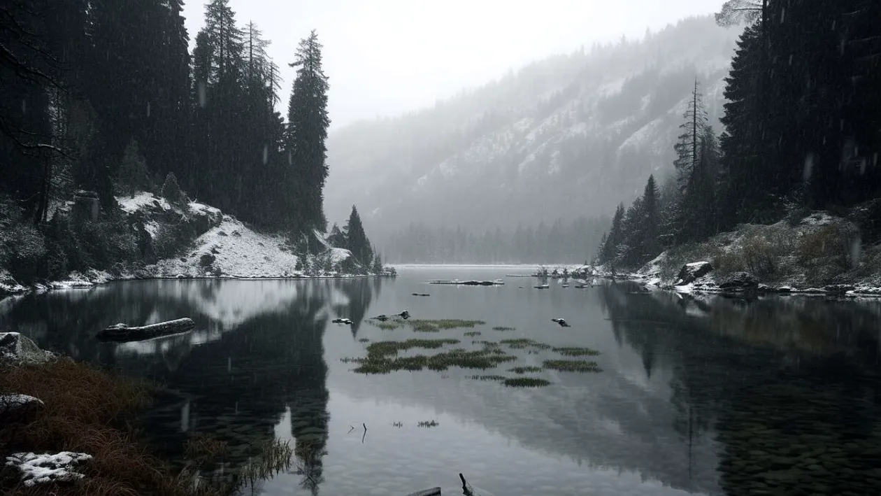 Lacul misterios din Bucegi a cărui apariţie, prevestită de vânt şi grindină, este însoţită de moartea unui om