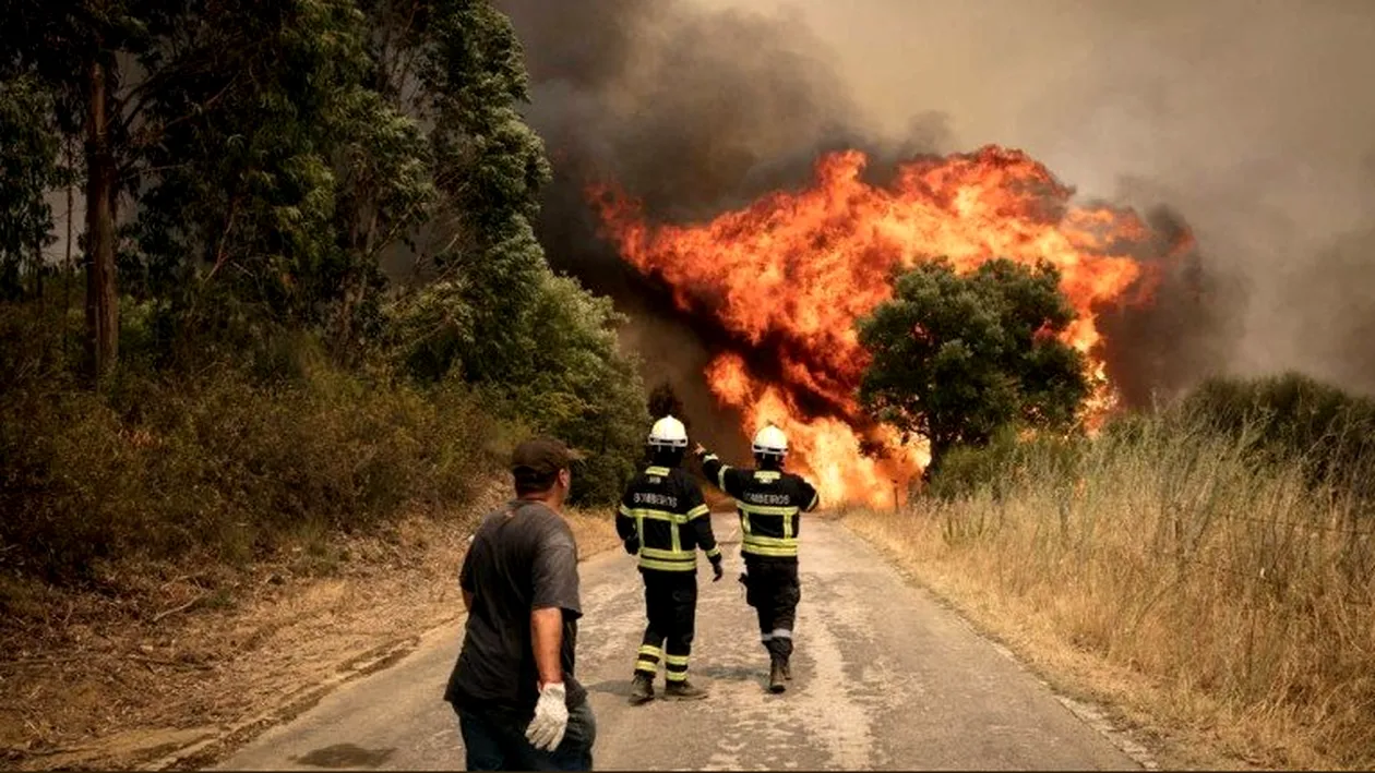 Incendiile de vegetație din Potugalia au luat zeci de vieți! Bilanțul victimelor și imagini cutremurătoare surprinse de martori și pompieri