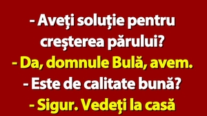 BANC | Bulă vrea o soluție pentru creșterea părului