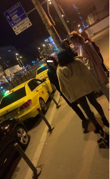 Ramona Olaru și amicele asteaptă Uberul