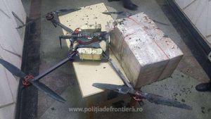 VIDEO. Contrabandiștii de țigări au luat-o înaintea Amazon: trec țigările peste Prut cu dronele. Captură spectaculoasă la Iași