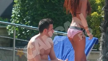 VIDEO Ce buna e Bianca la piscina! A iesit cu Cristea la soare!