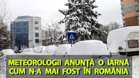 Meteorologii EaseWeather anunță o iarnă cum n-a mai fost în România. Câte zile ninge în decembrie, ianuarie și februarie