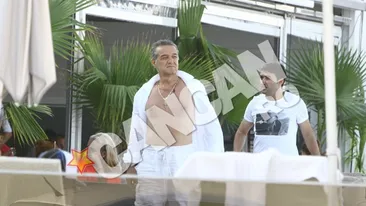 Intalnire de senzatie la Mamaia. Clark Gable Becali si Marlon Brando Lutu s-au relaxat la terasa!