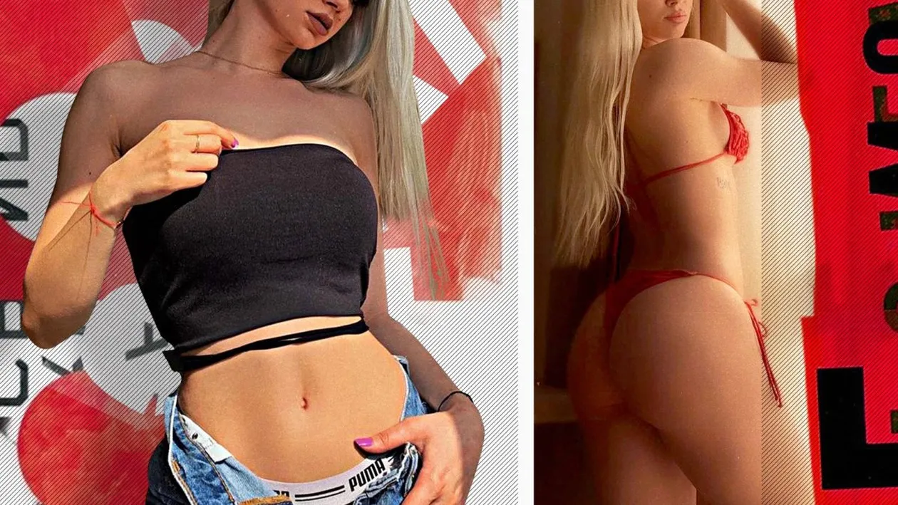 Alina are forme de invidiat, ce zăpăcesc orice băiat. Fitness model, cu trup tras prin inel