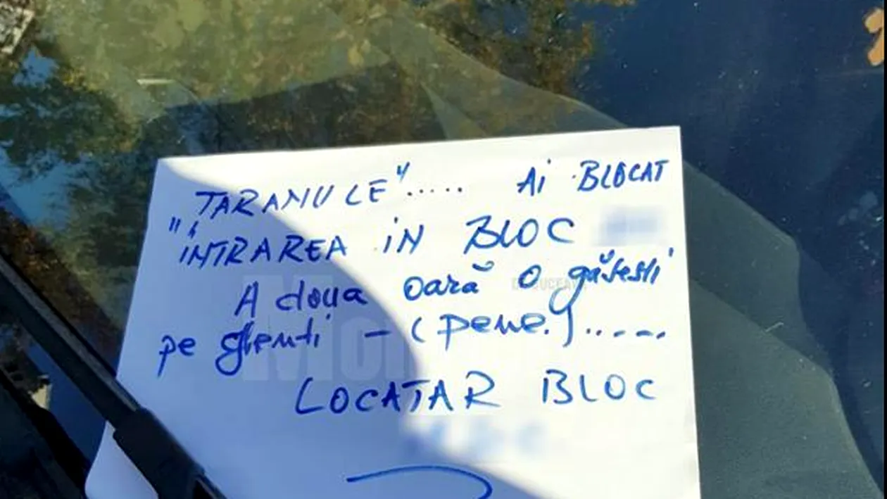 Răzbunare cruntă! Ce a pățit un șofer din Giurgiu care a blocat cu mașina intrarea unui bloc