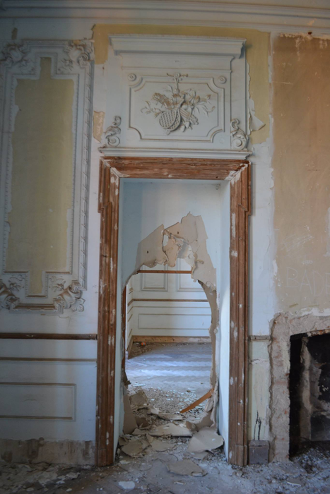 Palatul legendar a fost lăsat în paragină