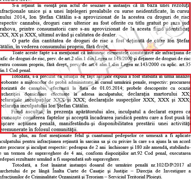 Cheloo și-a "turnat" dealerul de cannabis în audierile de la Parchet