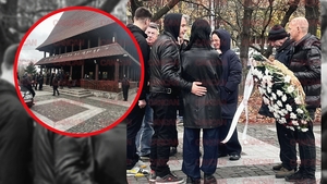 Familia și apropiații, în lacrimi la căpătâiul lui Adrian Pleșca. Artan, condus pe ultimul drum!