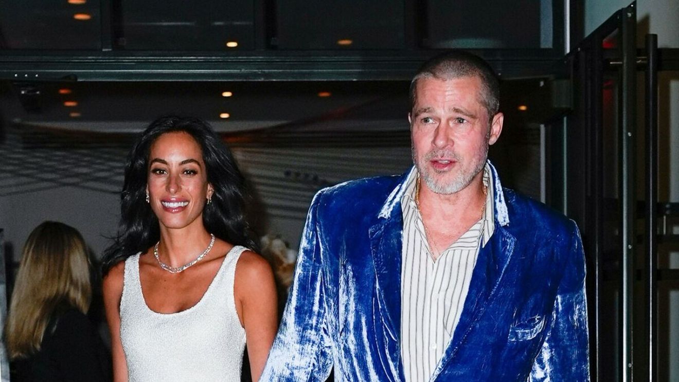 Brad Pitt, apariție INEDITĂ în public! Ținuta purtată la cină cu iubita lui s-a viralizat instant
