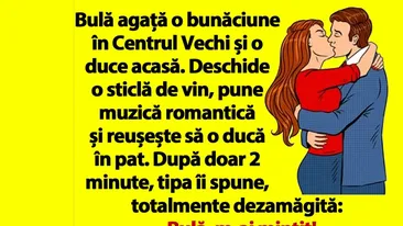 BANC | Bulă agață o bunăciune în Centrul Vechi și o duce acasă