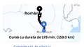 Un client a comandat un Uber de la Aeroportul Otopeni la Brașov. Câți bani i s-au cerut pentru cursa de 178 minute