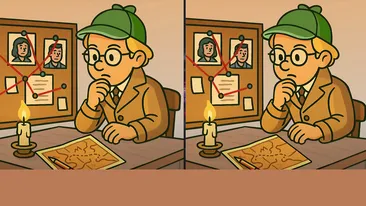 Test de inteligență | Găsiți cele 3 diferențe dintre aceste două imagini. Geniile o fac în doar 9 secunde