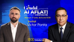 „Ai Aflat! cu Ionuț Cristache” începe miercuri, 17 iunie, de la ora 15.00, live pe Gândul. Invitat: Victor Ponta