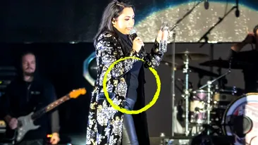 Surpriză! Andra Măruță chiar e însărcinată?! A apărut cu burtica pe scenă, la ultimul concert