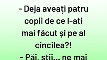 BANC | Al cincilea copil