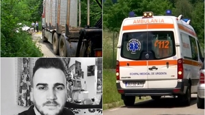 Destin crunt pentru Ionuț, un tânăr de 26 de ani din Gorj. S-a izbit cu mașina de un camion condus chiar de vărul lui: „N-a avut nicio șansă”