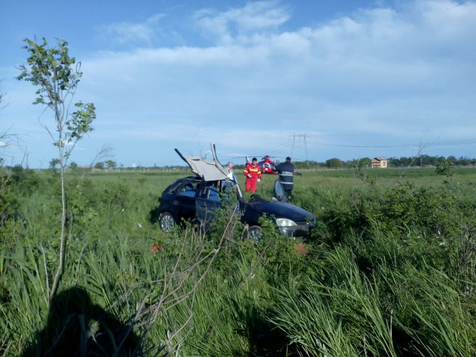 Pompierii de la descarcerare au intervenit prompt