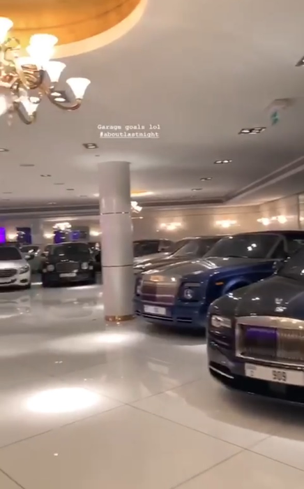 Imagini în premieră cu garajul fabulos 
al șeicului îndrăgostit de o româncă