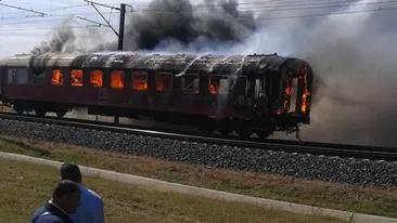 Un incendiu a izbucnit într-un tren care circula pe ruta Ploieşti Sud - Braşov