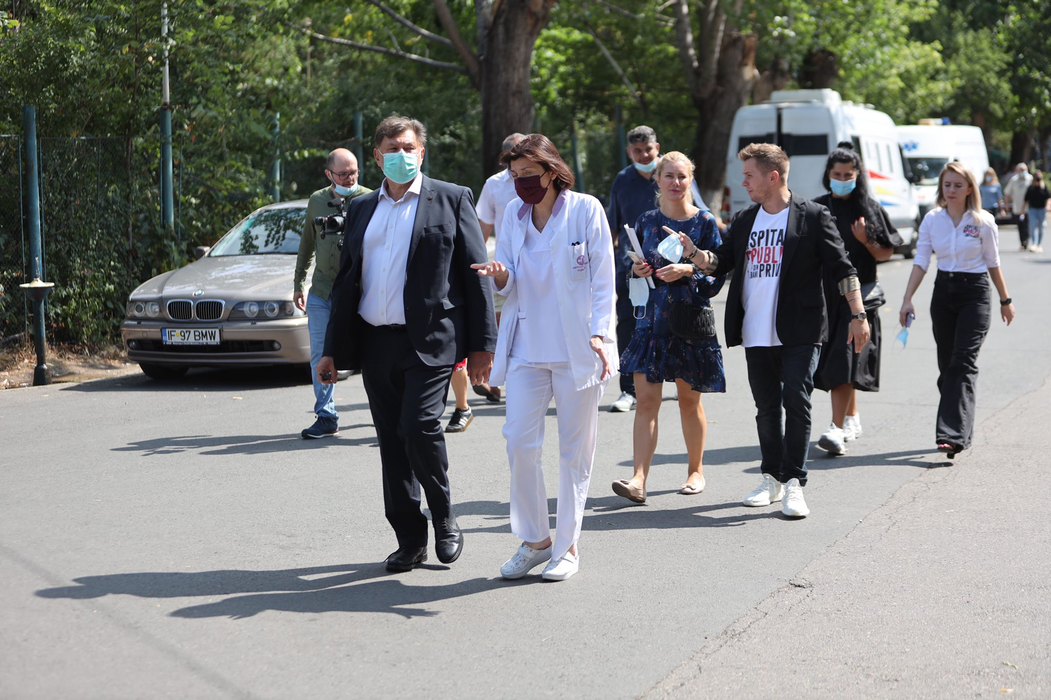 Conferinţă de presă prilejuită de inaugurarea etajului 7 al Spitalului Fundeni