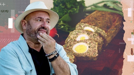 Rețeta secretă a drobului de miel gătit de chef Cătălin Scărlătescu. De unde a „furat-o” bucătarul?