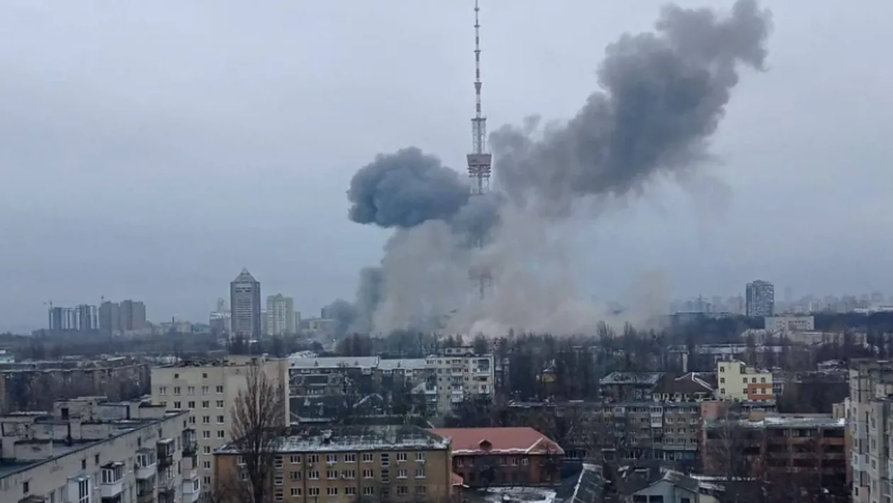 Cinci persoane au murit în atacul care a vizat turnul de televiziune din Kiev