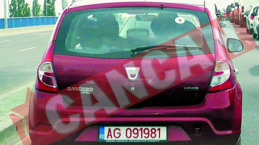 Dacia Sandero, scoasa la plimbare