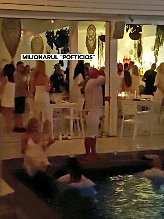 Milionarul "pofticios", într-o formă de zile mari