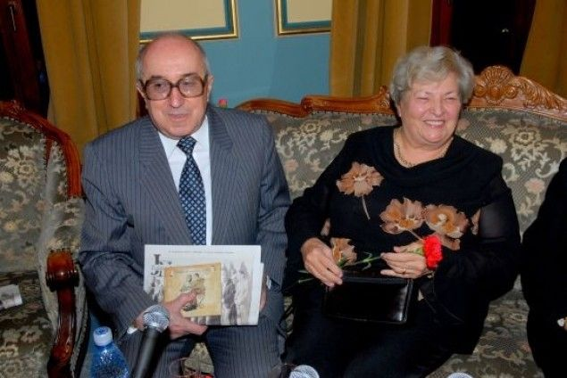 Draga Olteanu Matei și soțul ei