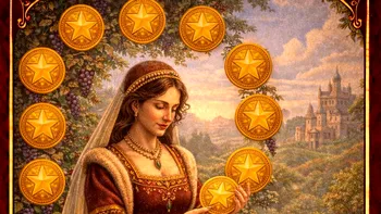 Cartea de tarot a zilei 23 decembrie: Nouă de Monede îți aduce abundență și stabilitate