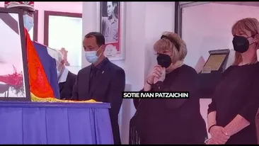 Soția lui Ivan Patzaichin, distrusă de durere! Sicriul a fost depus, luni, la clubul Dinamo