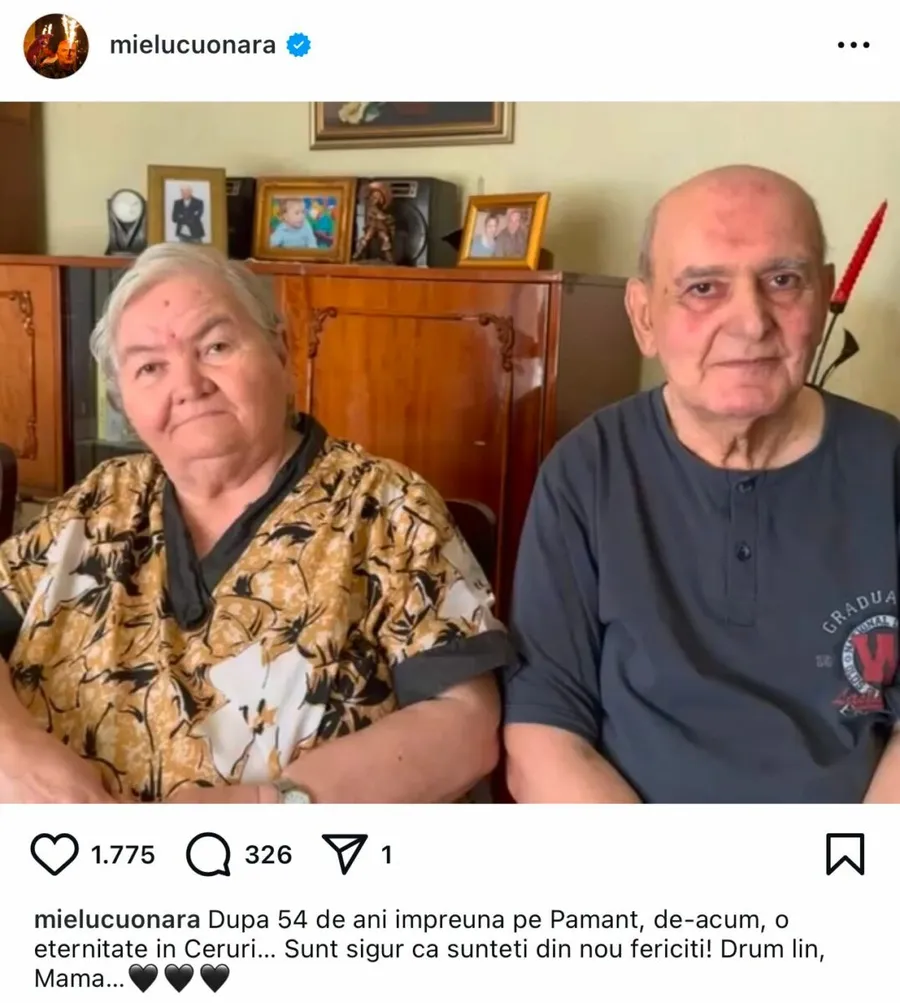 Părinții lui Dan Capatos. Sursă: Instagram