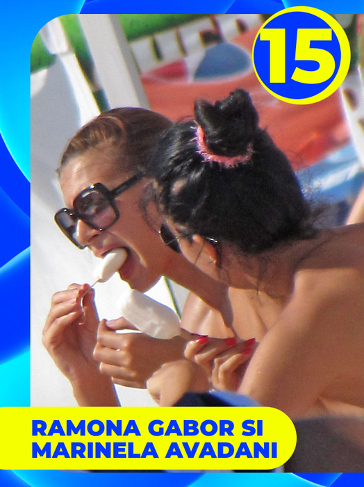 TOP 30 de vedete care au găsit soluţia perfectă împotriva caniculei! Roxana Vancea, Monica Gabor sau Laura Cosoi, show cu îngheţată şi… 