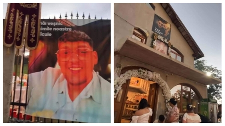 Imaginile durerii de la priveghiul vărului lui Tzancă Uraganu. Miraj a cântat melodii de jale, în timp ce familia plângea