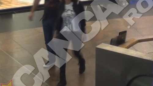 Fostul sot al Roxanei Ionescu si fina pentru care a divortat si-au facut de cap la mall! Cum au fost filmati!